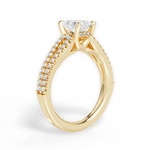 Jessica Radiant Cut Lab Grown Diamond 18Kt Yellow Gold Engagement Ring - View 2