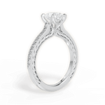 Gilda Pear Cut Lab Grown Diamond 14Kt White Gold Engagement Ring - View 2