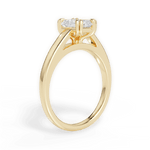 Courtney Radiant Cut Lab Grown Diamond 18Kt Yellow Gold Engagement Ring - View 4