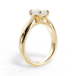 Colleen Emerald Cut Lab Grown Diamond 18Kt Yellow Gold Engagement Ring - View 4