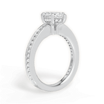 Katelyn Marquise Cut Lab Grown Diamond 14Kt White Gold Engagement Ring - View 3