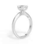 Anastasia Oval Cut Lab Grown Diamond Platinum Engagement Ring - View 2