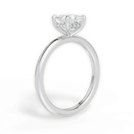 Brenda Princess Cut Lab Grown Diamond 18Kt White Gold Engagement Ring - View 2