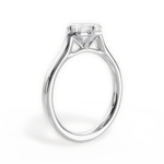 Bernadette Radiant Cut Lab Grown Diamond 14Kt White Gold Engagement Ring - View 3