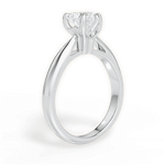 Beverly Heart Cut Lab Grown Diamond 14Kt White Gold Engagement Ring - View 2