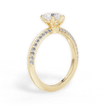Gail Heart Cut Lab Grown Diamond 18Kt Yellow Gold Engagement Ring - View 2