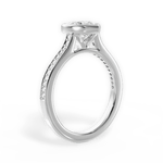Deanna Heart Cut Lab Grown Diamond 14Kt White Gold Engagement Ring - View 2