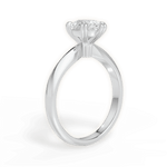 Anastasia Pear Cut Lab Grown Diamond 14Kt White Gold Engagement Ring - View 3