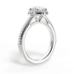 Jenny Round Cut Lab Grown Diamond 14Kt White Gold Engagement Ring - View 2