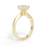 Beth Princess Cut Lab Grown Diamond 18Kt Yellow Gold Engagement Ring - View 2