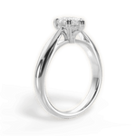 Camila Pear Cut Lab Grown Diamond 18Kt White Gold Engagement Ring - View 2