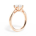 Angie Princess Cut Lab Grown Diamond 18Kt Rose Gold Engagement Ring - View 4