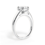Anna Princess Cut Lab Grown Diamond 14Kt White Gold Engagement Ring - View 2