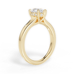 Carol Pear Cut Lab Grown Diamond 18Kt Yellow Gold Engagement Ring - View 2