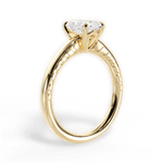 Annette Radiant Cut Lab Grown Diamond 18Kt Yellow Gold Engagement Ring - View 3