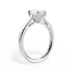 Angie Marquise Cut Lab Grown Diamond 18Kt White Gold Engagement Ring - View 2