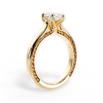 Carrie Marquise Cut Lab Grown Diamond 18Kt Yellow Gold Engagement Ring - View 2