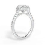 Joyce Marquise Cut Lab Grown Diamond 18Kt White Gold Engagement Ring - View 2