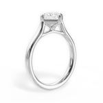 Bernadette Princess Cut Lab Grown Diamond 14Kt White Gold Engagement Ring - View 3