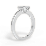 Bridget Emerald Cut Lab Grown Diamond 14Kt White Gold Engagement Ring - View 2