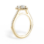 Jeanne Heart Cut Lab Grown Diamond 18Kt Yellow Gold Engagement Ring - View 2