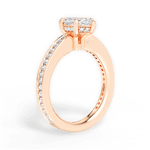 Katelyn Marquise Cut Lab Grown Diamond 18Kt Rose Gold Engagement Ring - View 4