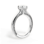Carrie Pear Cut Lab Grown Diamond 14Kt White Gold Engagement Ring - View 4