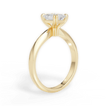 Claudia Emerald Cut Lab Grown Diamond 18Kt Yellow Gold Engagement Ring - View 2