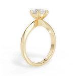 Claudia Pear Cut Lab Grown Diamond 18Kt Yellow Gold Engagement Ring - View 4