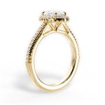 Jenny Oval Cut Lab Grown Diamond 18Kt Yellow Gold Engagement Ring - View 3