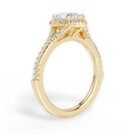 Judy Heart Cut Lab Grown Diamond 18Kt Yellow Gold Engagement Ring - View 2
