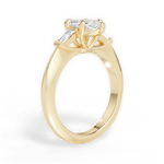 Emily Marquise Cut Lab Grown Diamond 18Kt Yellow Gold Engagement Ring - View 2