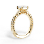 Gabriela Princess Cut Lab Grown Diamond 18Kt Yellow Gold Engagement Ring - View 2