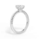 Gail Marquise Cut Lab Grown Diamond Platinum Engagement Ring - View 3
