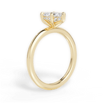 Brenda Marquise Cut Lab Grown Diamond 18Kt Yellow Gold Engagement Ring - View 4