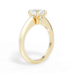Diana Oval Cut Lab Grown Diamond 18Kt Yellow Gold Engagement Ring - View 3