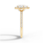 Joanne Pear Cut Lab Grown Diamond 18Kt Yellow Gold Engagement Ring - View 4