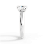 Beverly Radiant Cut Lab Grown Diamond 14Kt White Gold Engagement Ring - View 3