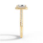 Jenny Radiant Cut Lab Grown Diamond 18Kt Yellow Gold Engagement Ring - View 2