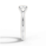 Dorothy Cushion Cut Lab Grown Diamond 18Kt White Gold Engagement Ring - View 4