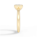 Bridget Radiant Cut Lab Grown Diamond 18Kt Yellow Gold Engagement Ring - View 4