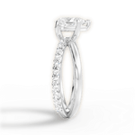 Jennifer Pear Cut Lab Grown Diamond 18Kt White Gold Engagement Ring - View 4