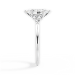 Celeste Marquise Cut Lab Grown Diamond Platinum Engagement Ring - View 4