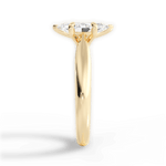 Colleen Marquise Cut Lab Grown Diamond 18Kt Yellow Gold Engagement Ring - View 2