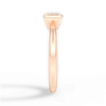 Bridget Cushion Cut Lab Grown Diamond 18Kt Rose Gold Engagement Ring - View 4