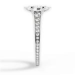 Leslie Marquise Cut Lab Grown Diamond 18Kt White Gold Engagement Ring - View 4
