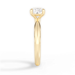 Beth Cushion Cut Lab Grown Diamond 18Kt Yellow Gold Engagement Ring - View 3