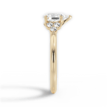 Celeste Pear Cut Lab Grown Diamond 18Kt Yellow Gold Engagement Ring - View 3