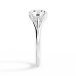 Anita Round Cut Lab Grown Diamond 18Kt White Gold Engagement Ring - View 2