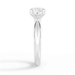Aria Cushion Cut Lab Grown Diamond 14Kt White Gold Engagement Ring - View 3